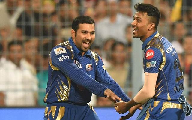 Mumbai Indians skipper Rohit Sharma and Hardik Pandya
