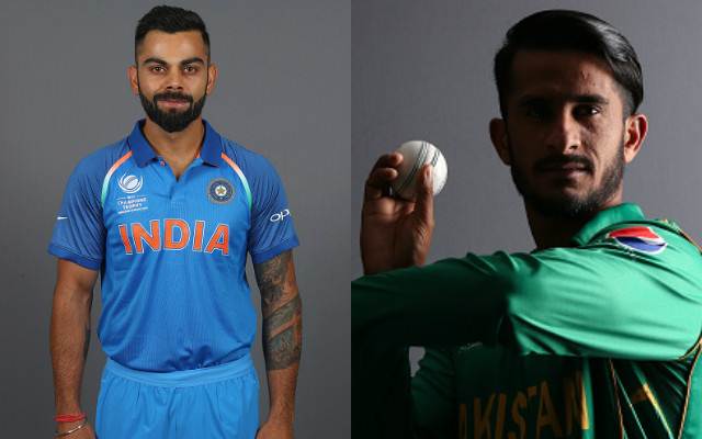 Virat Kohli and Hasan Ali