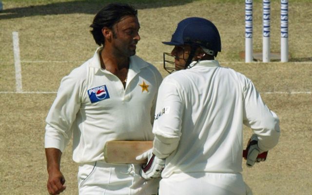 Virender Sehwag and Shoaib Akhtar