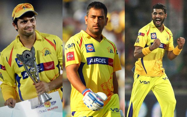 CSK retained players