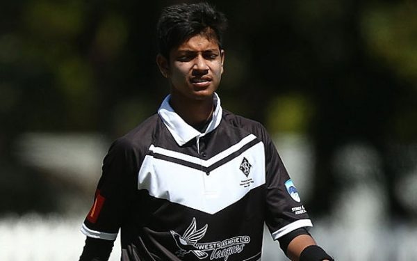 Sandeep Lamichhane. (Photo by Mark Metcalfe/Getty Images)