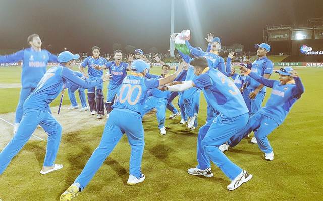 U-19 Team India Celebration