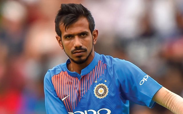 Indian bowler Yuzvendra Chahal. (Photo by CHRISTIAAN KOTZE/AFP/Getty Images)