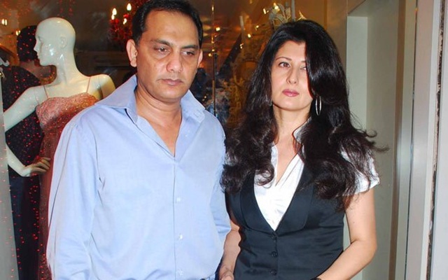 Mohammad Azharuddin and Sangeeta Bijlani