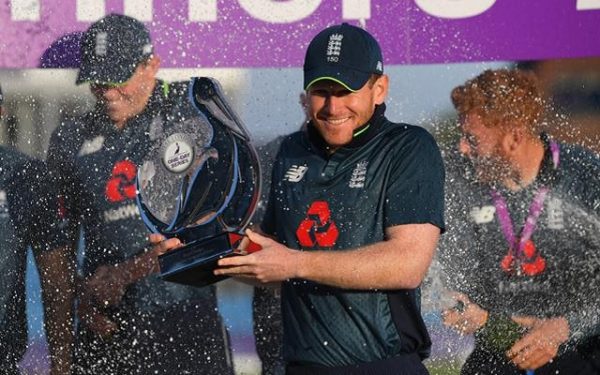 England captain Eoin Morgan. (Photo by Stu Forster/Getty Images)