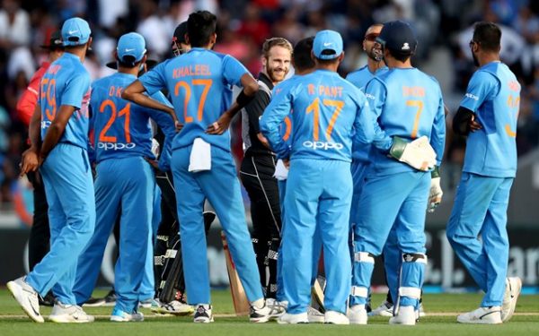 New Zealand vs India. (Photo by Hannah Peters/Getty Images)