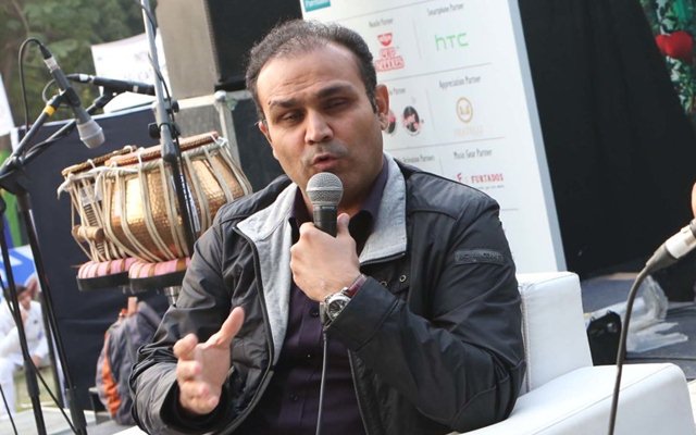 Former Indian cricketer Virender Sehwag. (Photo by Prabhas Roy/Hindustan Times via Getty Images)