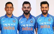 MS Dhoni, Virat Kohli and Rohit Sharma