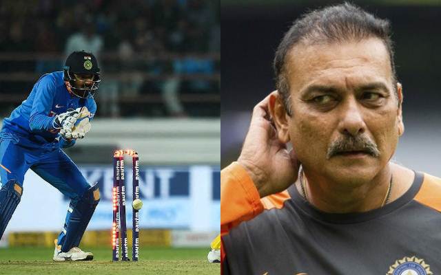 KL Rahul and Ravi Shastri