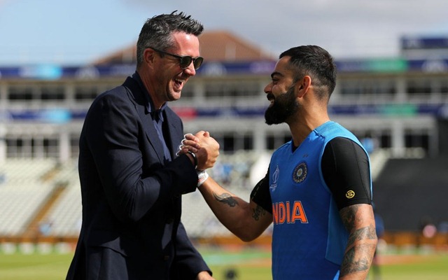 Virat Kohli and Kevin Pietersen