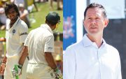 Ishant Sharma and Ricky Ponting