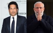 Sachin Tendulkar and Narendra Modi