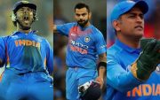 Yuvraj Singh, Virat Kohli and MS Dhoni