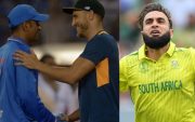 Faf du Plessis, MS Dhoni and Imran Tahir