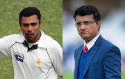 Danish Kaneria and Sourav Ganguly