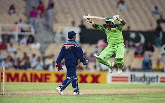 Javed Miandad and Kiran More