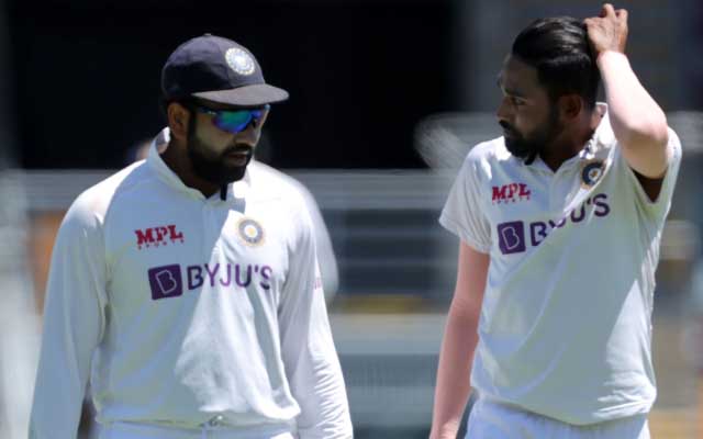 Rohit Sharma and Mohammed Siraj