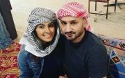 Harbhajan Singh and Geeta Basra. (Photo Source: Twitter)