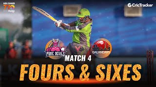 Match 4 - Pune Devils vs Qalandars, Fours and Sixes, Abu Dhabi T10 League 2021