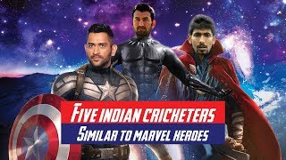 5 Current Indian Cricketers & their Marvel equivalents