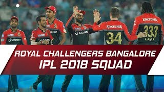 IPL 2018: Royal Challengers Bangalore updated squad