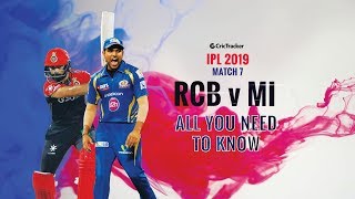 IPL 2019: Match 7, Royal Challengers Banglore (RCB) vs Mumbai Indians (MI): All You Need To Know