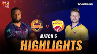 Match 6 Highlights - Deccan Gladiators vs Team Abu Dhabi, Abu Dhabi T10 League 2021