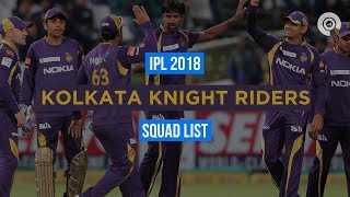 IPL 2018: KKR Full Squad