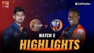 Match 5 Highlights - Maratha Arabians vs Delhi Bulls, Abu Dhabi T10 League 2021