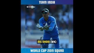 India's squad for World Cup 2019 | Virat Kohli to lead | Dhoni to keep | Ambati Rayudu axed