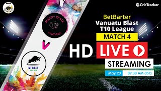 Vanuatu Blast T10 League 2020 Live Streaming: 4th Match Mighty Efate Panthers vs Ifira Sharks