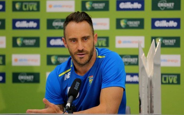 Faf du Plessis of South Africa. (Photo by James Worsfold/Getty Images)