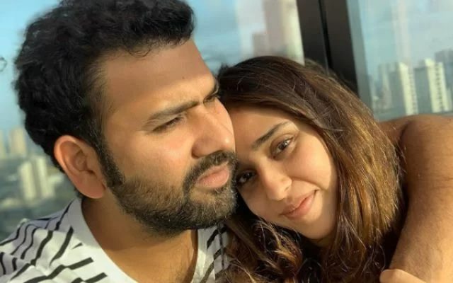 Rohit Sharma and his wife Ritika Sajdeh. (Photo Source: Instagram)