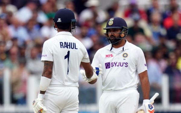 KL Rahul and Rohit Sharma. (Photo by Stu Forster/Getty Images)