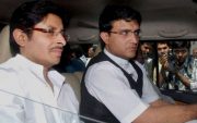 Snehasish Ganguly and Sourav Ganguly. (Photo Source: Twitter)