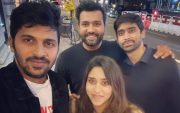 Shardul Thakur, Ritika Sajdeh, Rohit Sharma, and Kunal Sajdeh. (Photo Source: Instagram)