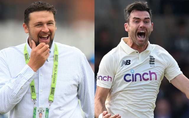 Steve Harmison and James Anderson. (Photo Source: Getty Images)