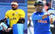 MS Dhoni and Indian Men’s Hockey Team. (Photo Source: Getty Images and Twitter)