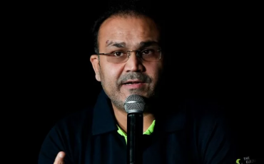 Virender Sehwag. (Photo by MONEY SHARMA/AFP via Getty Images)
