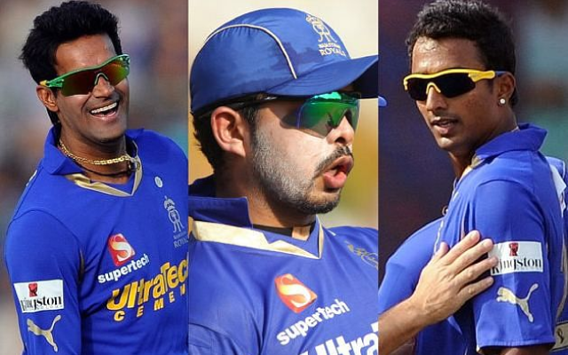 Three players of Rajasthan Royals involved in match fixing. (Photo via Getty Images)