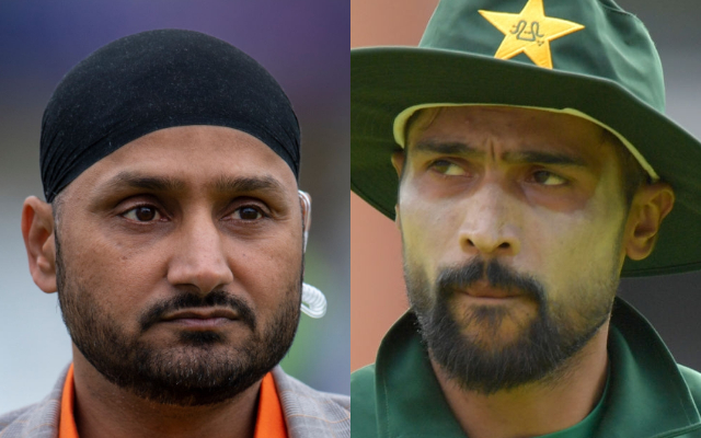 Harbhajan Singh and Mohammad Amir (Image Credit- Getty Images)