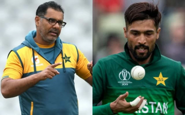 Waqar Younis and Mohammad Amir. (Photo Source: Getty Images)
