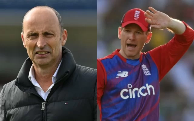 Nasser Hussain and Eoin Morgan. (Photo Source: Getty Images)