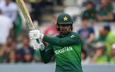 Fakhar Zaman of Pakistan. (Photo by Mike Hewitt/Getty Images)