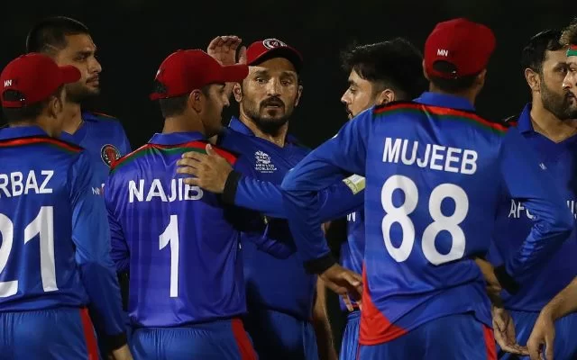 Afghanistan cricket team. (Photo by Matthew Lewis-ICC/ICC via Getty Images)