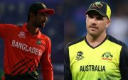 Aaron Finch & Mahmudullah (Photo Source: Getty Images)