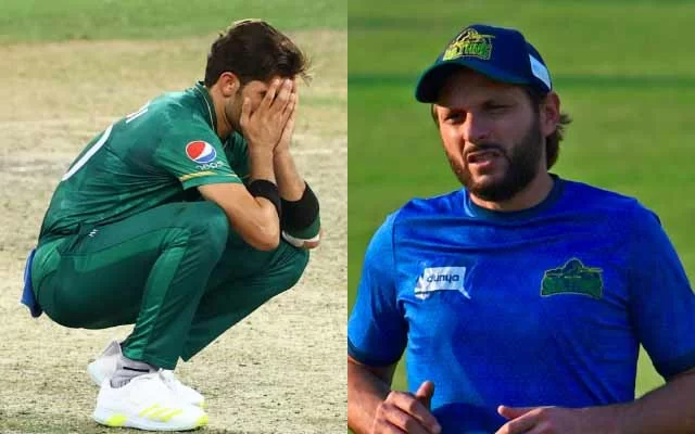 Shaheen Afridi and Shahid Afridi. (Photo Source: Getty Images)