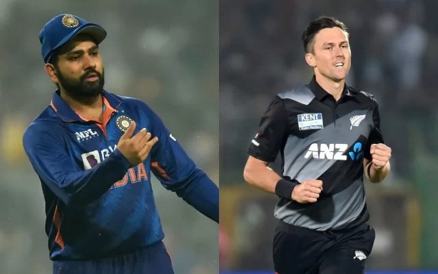 Rohit Sharma and Trent Boult. (Photo Source: Getty Images)