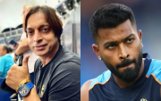Shoaib Akhtar and Hardik Pandya. (Photo Source: Instagram and Getty Images)