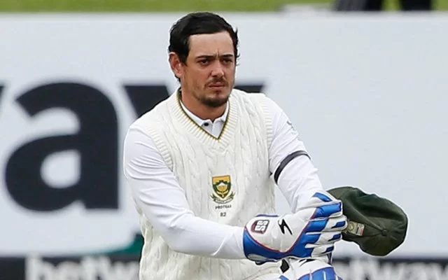 Quinton de Kock. (Photo by PHILL MAGAKOE/AFP via Getty Images)